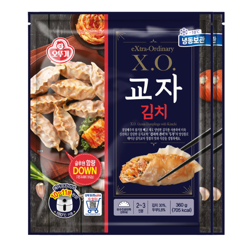 오뚜기 X.O. 교자만두 2개+교자김치 2개+교자새우&홍게살 2개+물만두 2개 - 상세 이미지 2