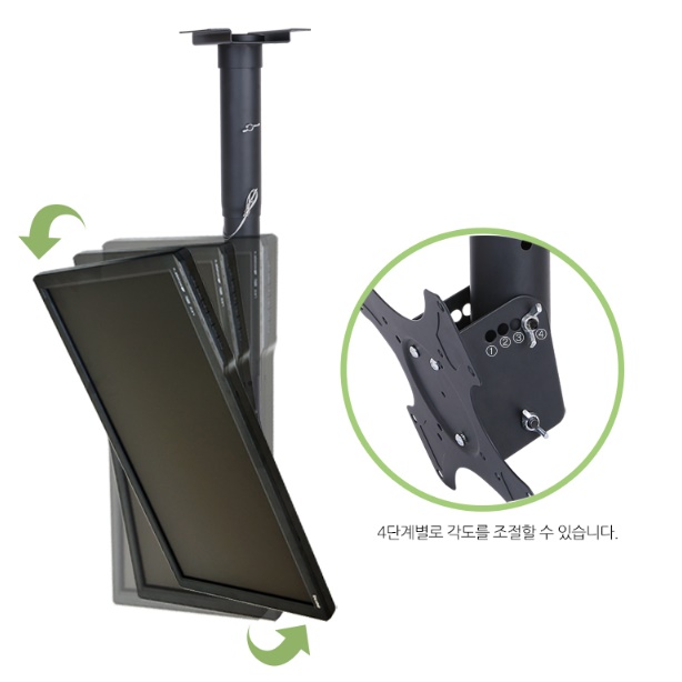 천장형브라켓 tv천장거치대 티비 천정 브라켓 천정형브라켓 - 상세 이미지 5