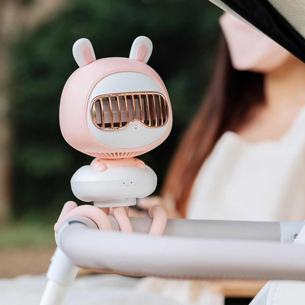 유모차선풍기 아기 문어발 거치대 리온맥스 꼬미토미