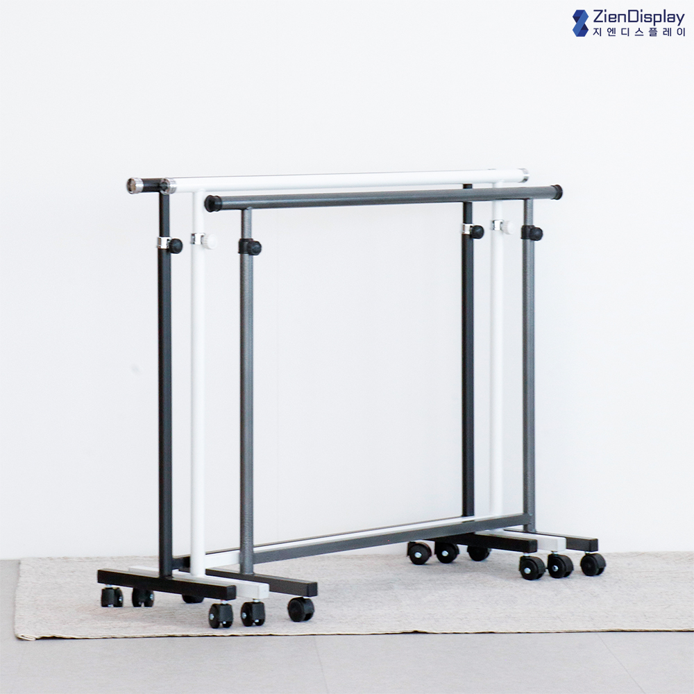 지엔 무볼트 용접형 완제품 철제 옷걸이 옷가게 매장용 튼튼한 이동식행거