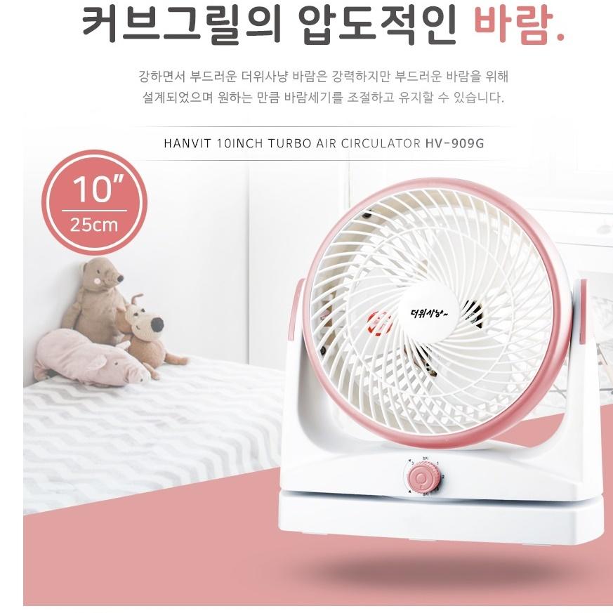 식당 거실 스탠드에어서큘레이터 소형써큘레이터 조용한 탁상형 소형 - 상세 이미지 2