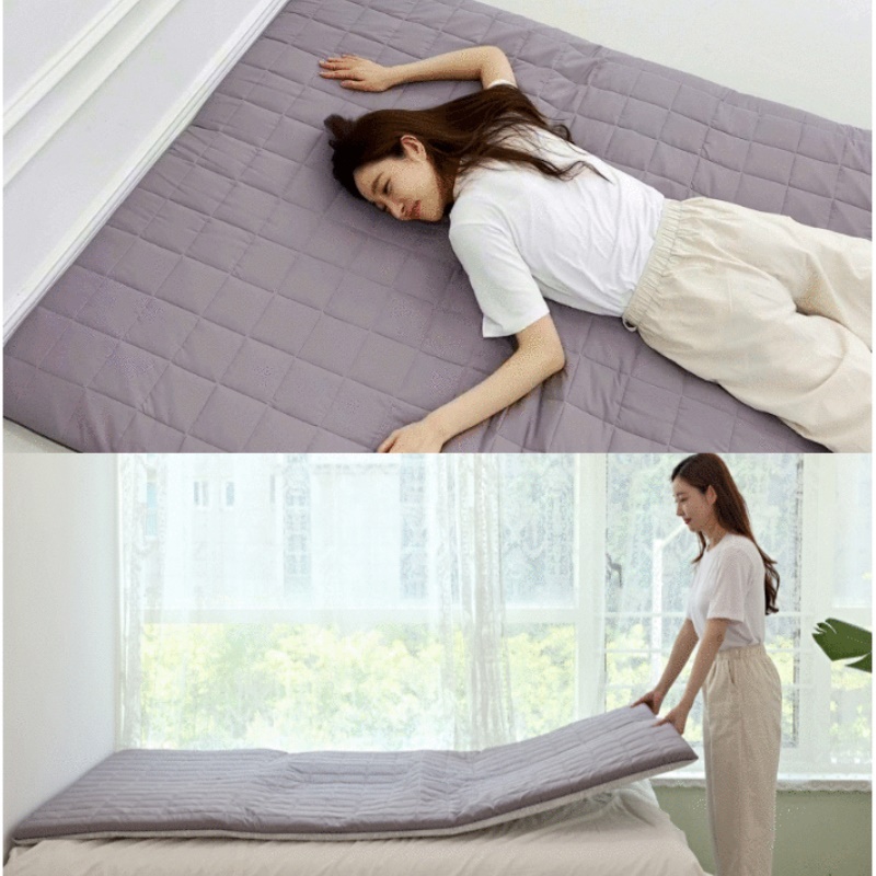 바닥용토퍼 손님용토퍼 1인용 마약매트 접는매트 싱글