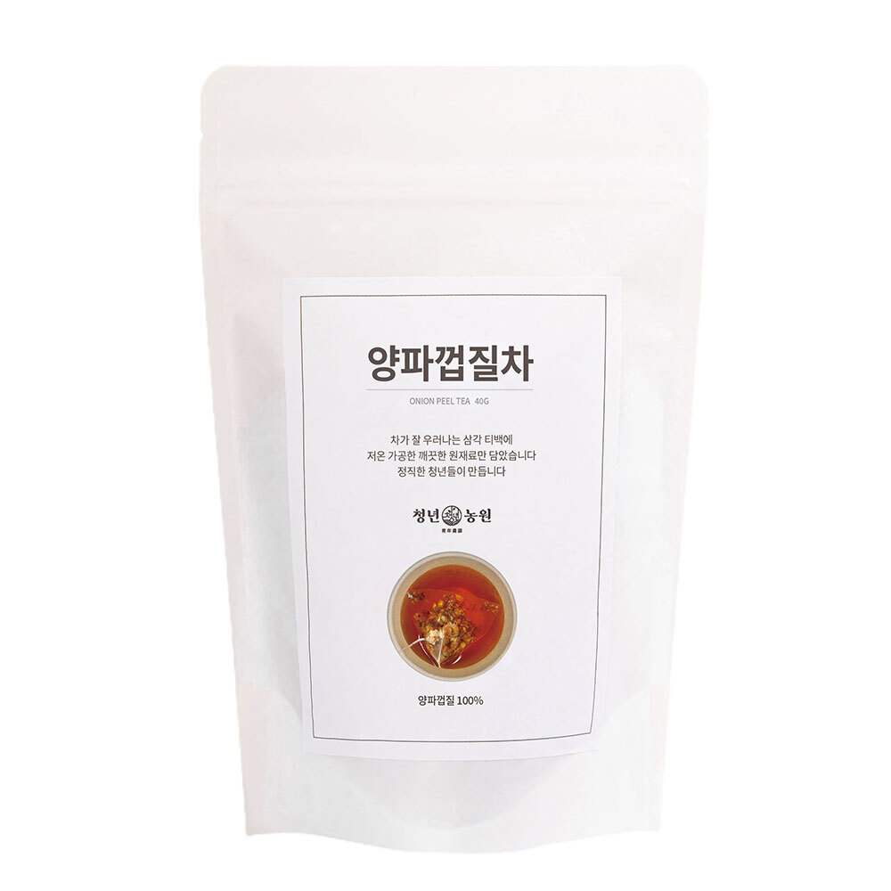양파껍질차 효능 양파 껍질 물 국산 생분해 티백 이미지 4