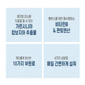 닥터브라이언 밸런스핏 가르시니아 칼로리컷팅제 다이어트 맛있게 먹은 솔직 후기 - 상품 이미지 2