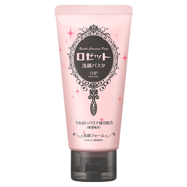 로제트 세안파스타 화이트머드 일본폼클렌징 180g 120g 저자극 건성용 보습 세안제 - 상세 이미지 5