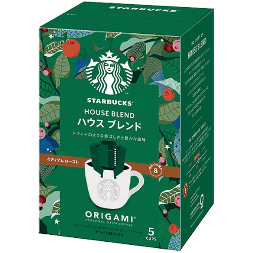 스타벅스 오리가미 일본 퍼스널 드립커피 하우스 블렌드 5개입