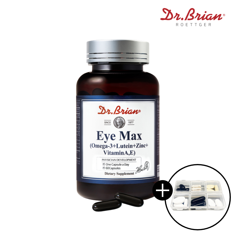 닥터브라이언 아이맥스 오메가3 루테인 비타민AE 마리골드꽃 눈건강 카로티노이드 60캡슐 제품 이미지