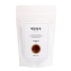[청년농원] 맥문동차 국산 청양 볶은 맥문동 효능 생분해 티백 차 맛있게 먹은 솔직 후기 - 상품 이미지 2
