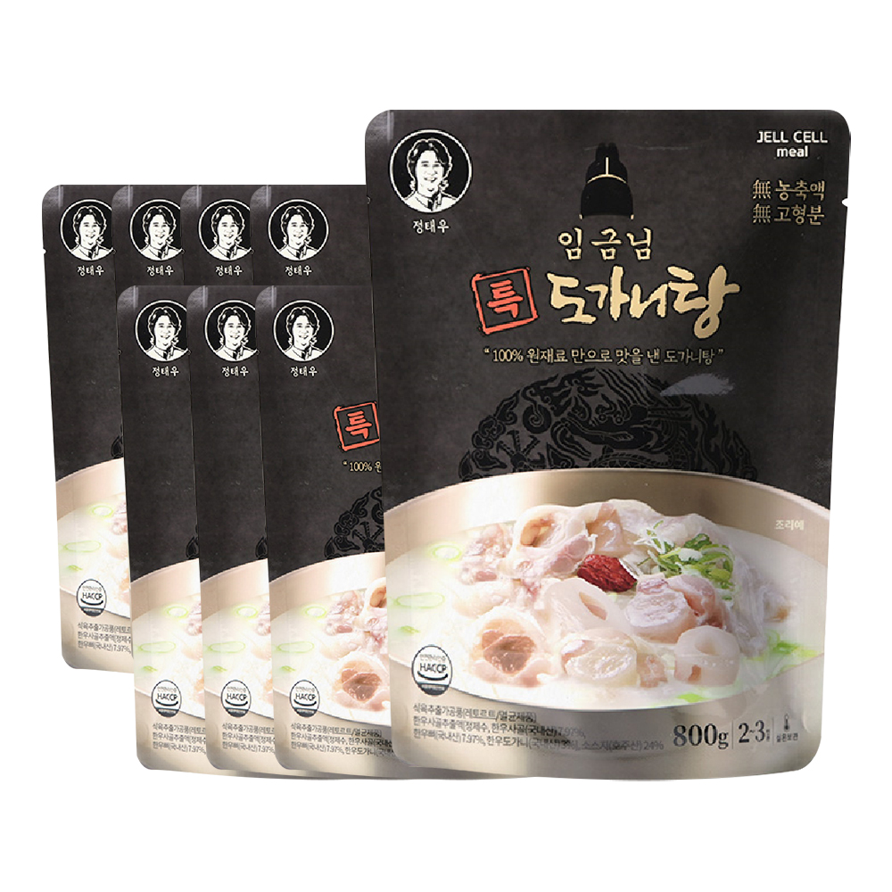 정태우 임금님 특 도가니탕 800g 4팩 한우 도가니 스지 즉석국 여름보양식 이미지 7