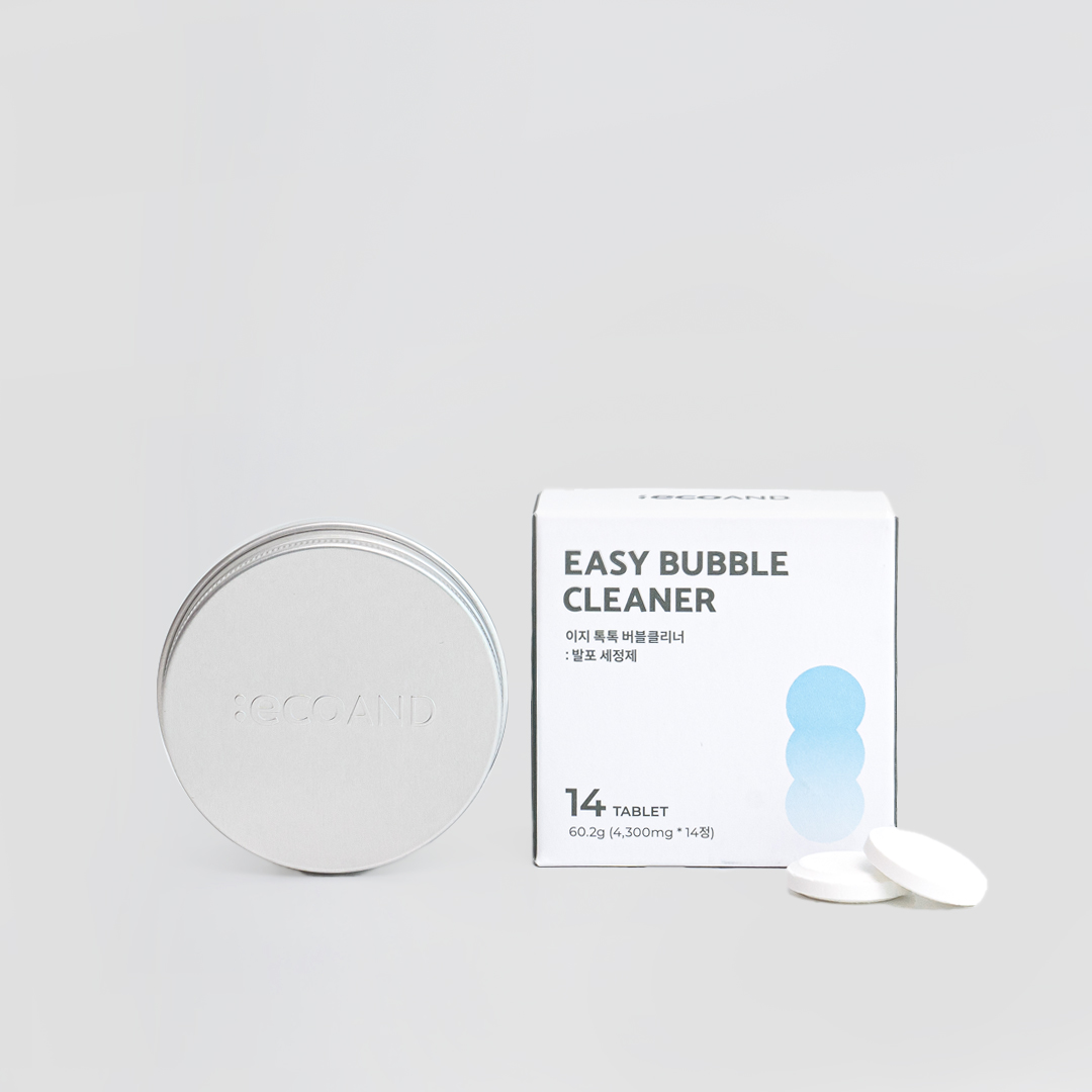 이지톡톡버블클리너 텀블러 세척 커피포트 분유포트 레몬 세척 1종세척제 발포세정제 1BOX