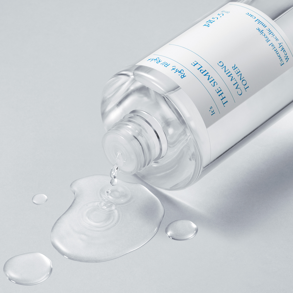 [1+1] 더 심플 비건 카밍 토너 300ml  / 비건 수부지 진정 토너 - 상세 이미지 3