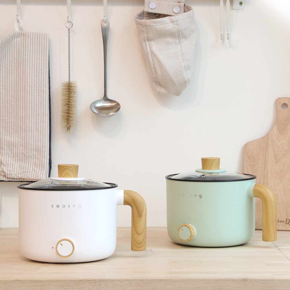 쿠잉 멀티포트 라면끓이는기계 조리기 포트기 여행용 전기 쿠커 휴대용