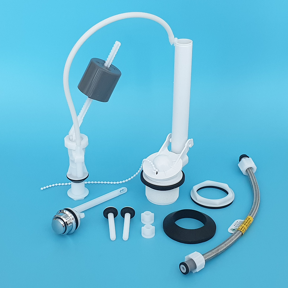 와토스 측면 버튼형 변기 부속품 양변기 부속 부품 교체 수리 세트 국산 제품 이미지