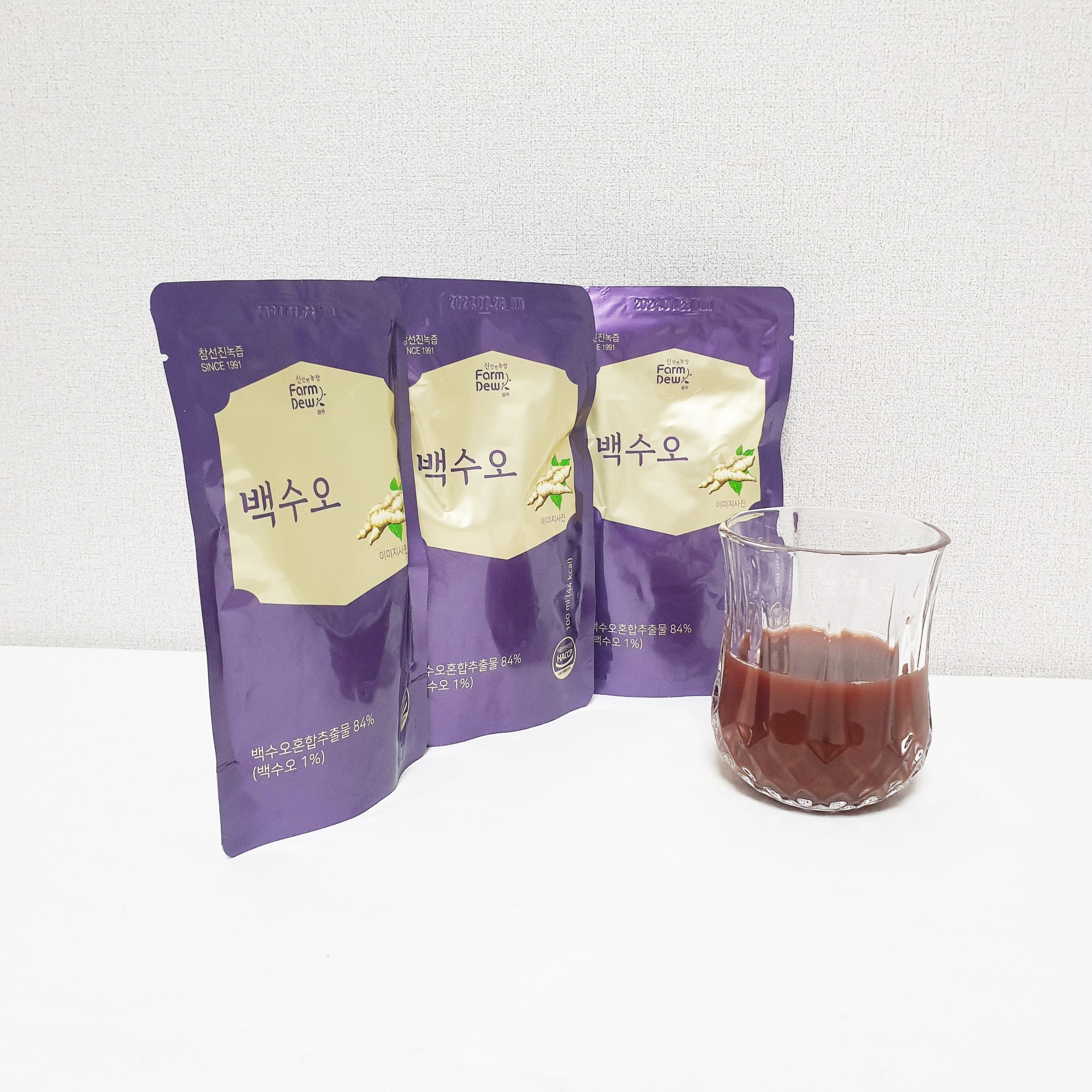 참선진녹즙 백수오 백하수오즙 갱년기 건강즙 100ml 30포 이미지 2