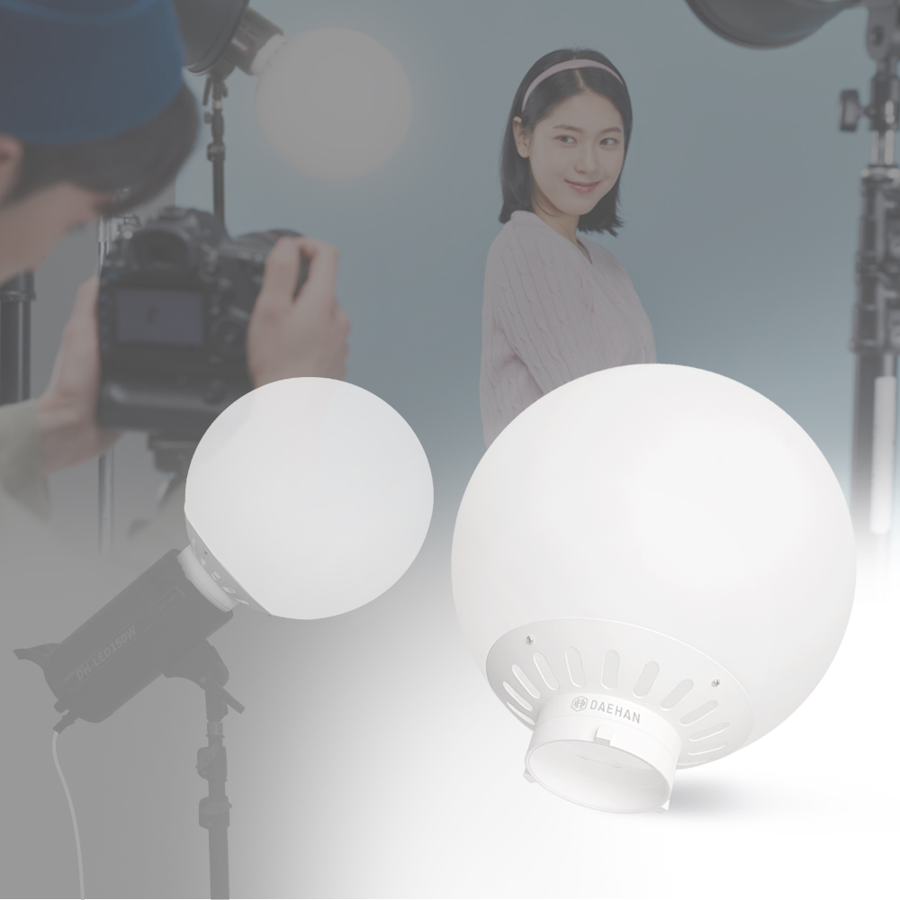 조명디퓨저 홈스튜디오 사진 제품 촬영 장비 젬볼 소프트박스 확산판 - 상세 이미지 3