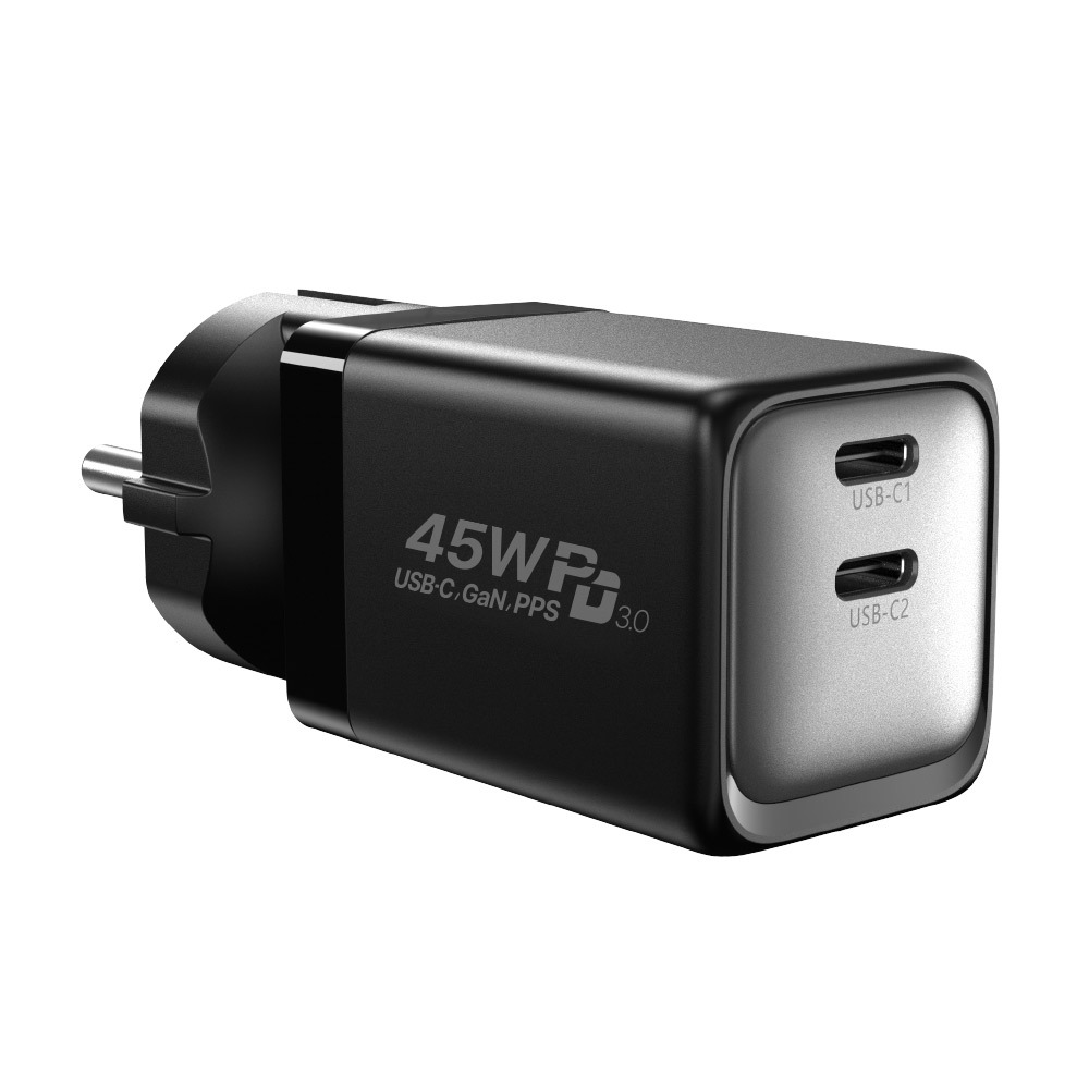 슈퍼미니 45W 초고속 충전기 PD3.0 GaN 접지 C타입 갤럭시 PPS 아이폰14 - 상세 이미지 2