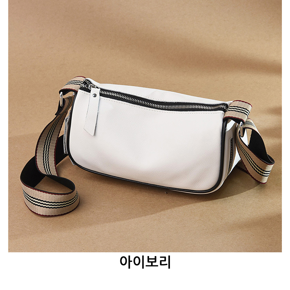 고급스러운 소가죽 미니 크로스백 직장인 여성 출근 캐주얼 핸드백 핸드폰 지갑 가방 - 상세 이미지 2