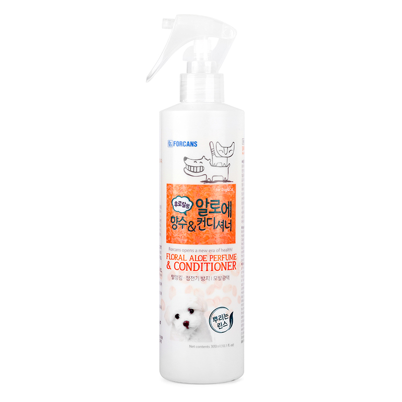 포켄스 알로에 향수 컨디셔너 300ml 반려동물용 후로랄향