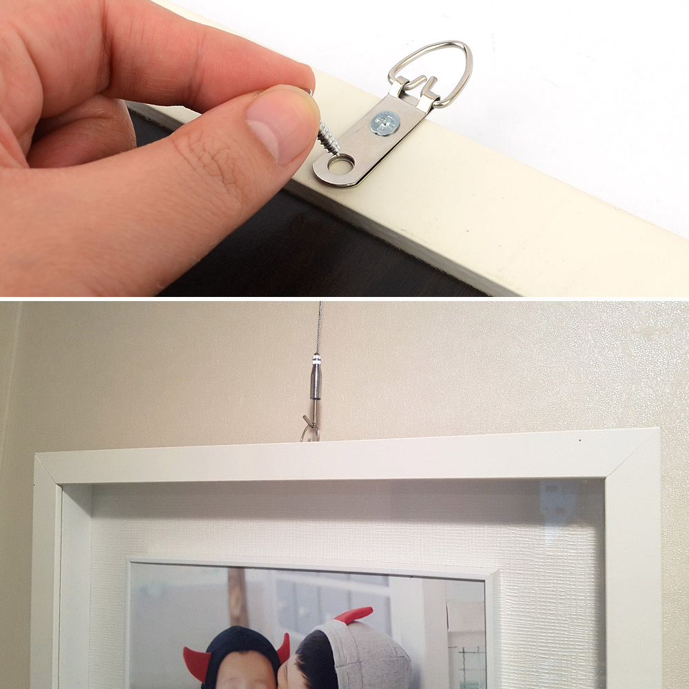 삼각고리 액자 걸이 고리 부속 그림 거울 걸이 A - 상세 이미지 2