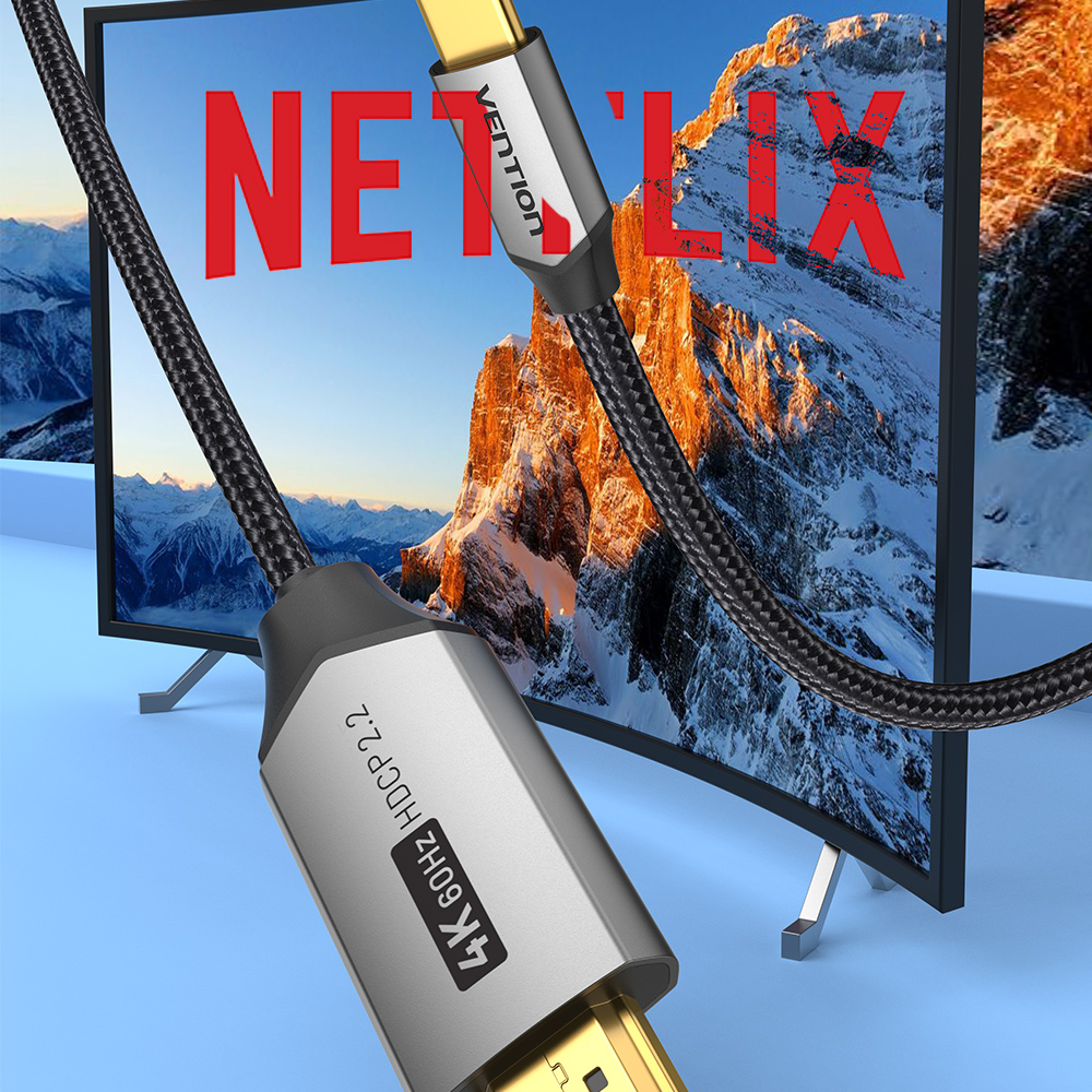 벤션 직조 4K 60Hz C타입 HDMI 2.0 미러링 케이블 CRB 2m, 1개 - 상세 이미지 2