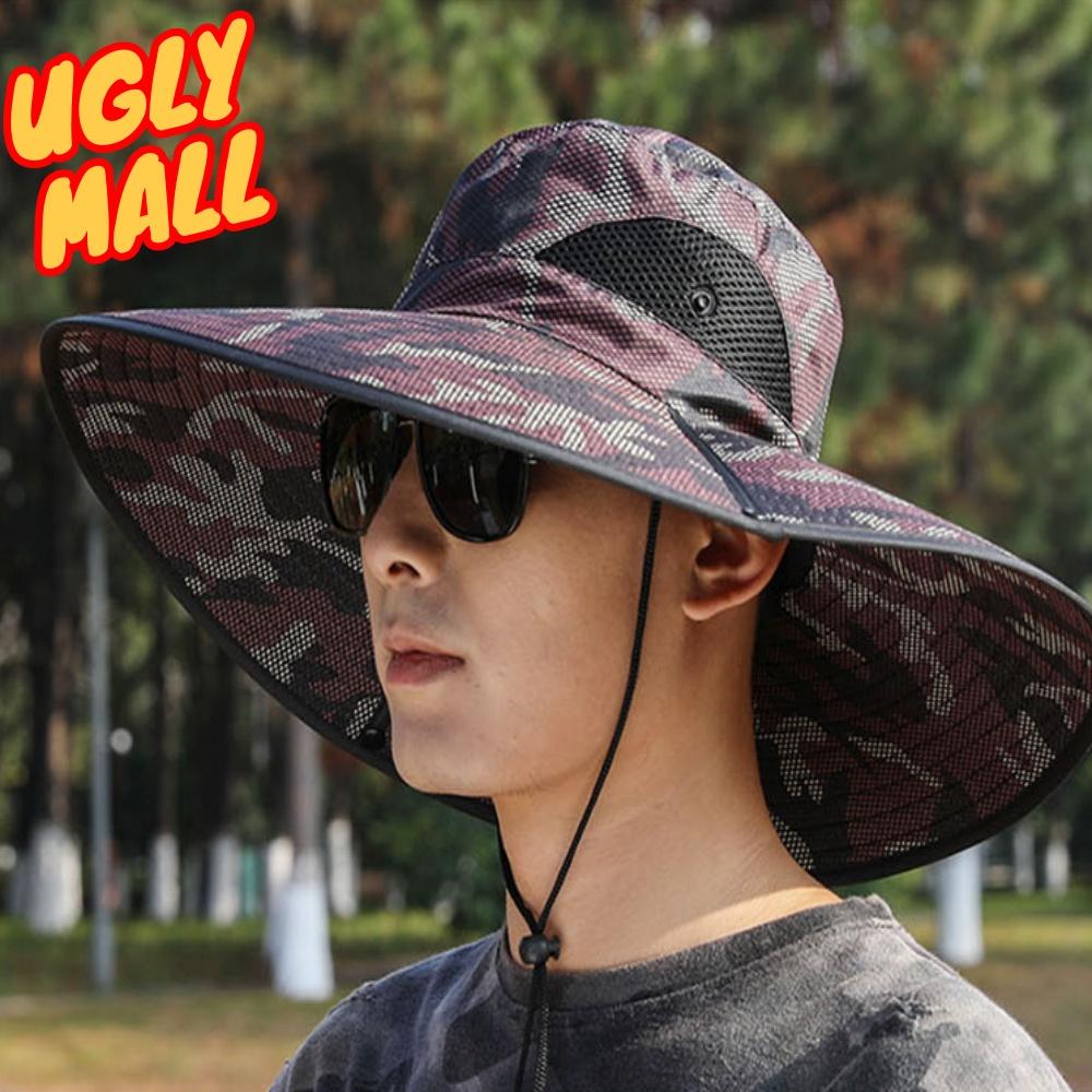창큰 가림막모자 그늘막와이드모자 차광 모내기모자 - 메인 이미지
