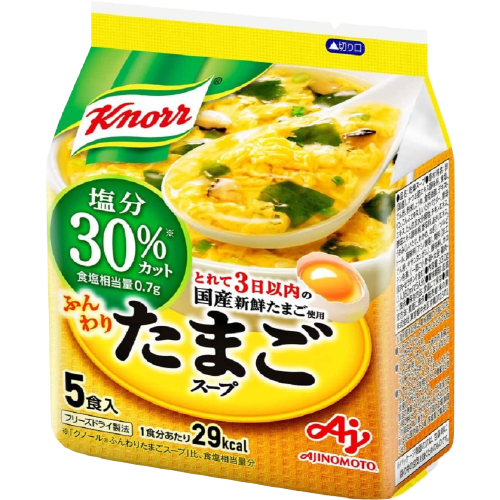 아지노모토 Knorr 크노르 즉석 스프 블럭 계란스프 (염분 30% OFF) - 메인 이미지