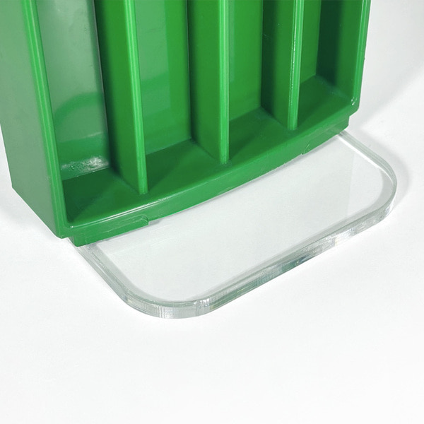 투명 아크릴 가구 다리 받침 바닥 받침대 정사각형(보호대) 1.5T 90x90mm - 상세 이미지 2
