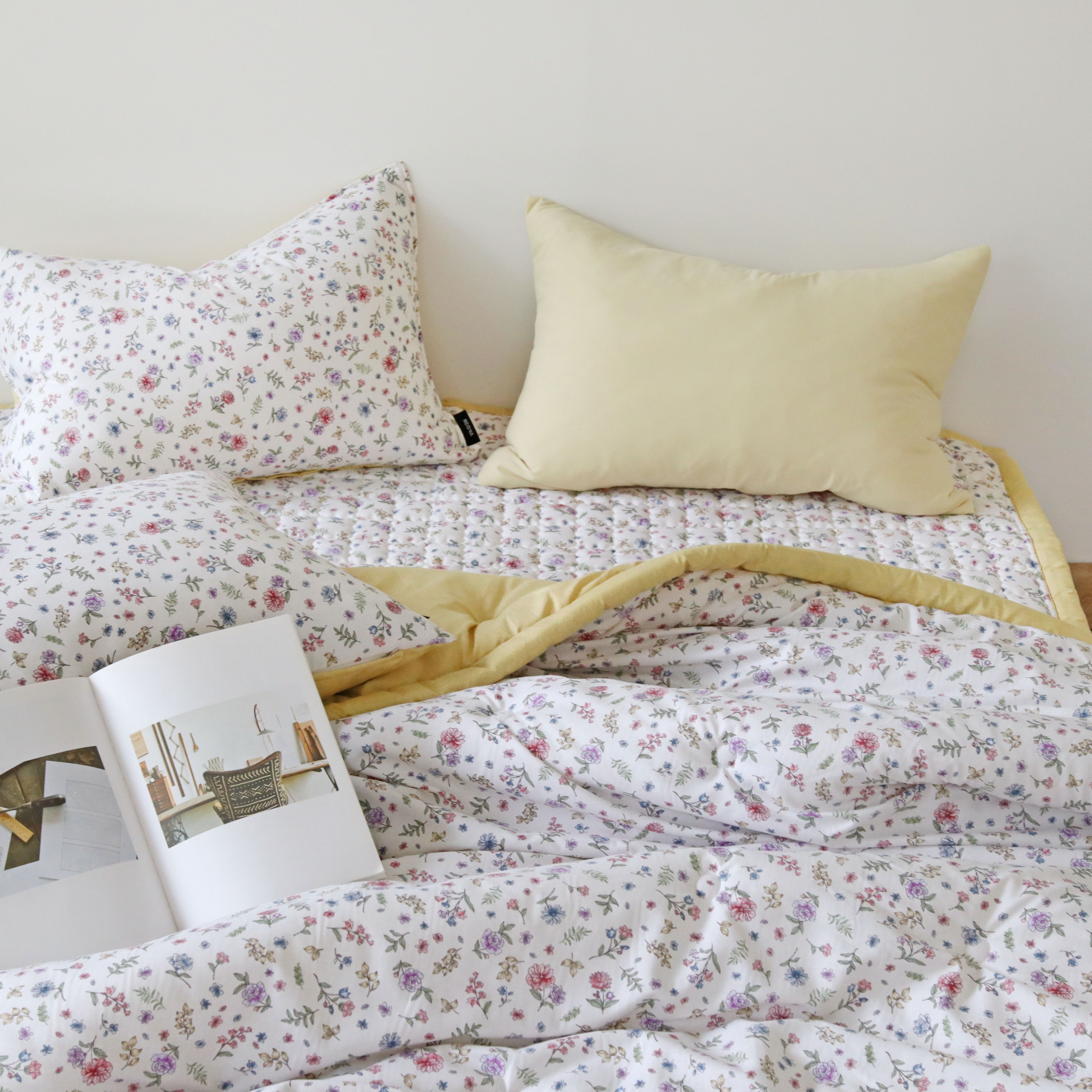 쉐어 세미 마이크로 먼지 없는 논슬립 미끄럼방지 침대 패드 Q