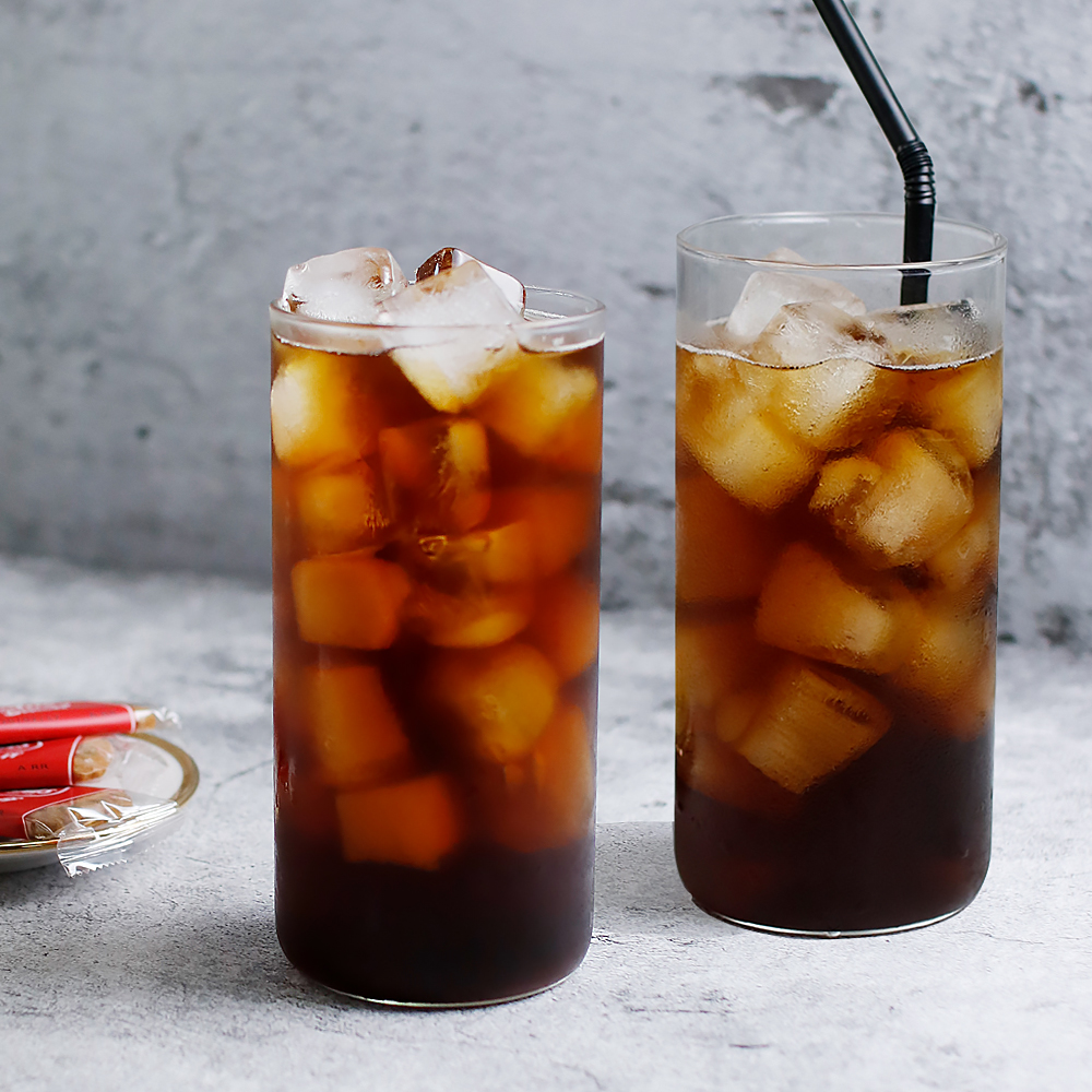 내열유리 홈카페 카페머그 유리컵세트 500ml, 6개, (C04)