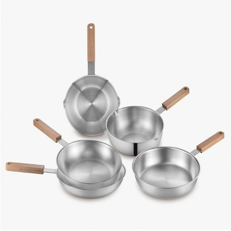 풍년 인덕션 후라이팬 볶음팬 통3중 프라이팬 22cm - 상품 이미지