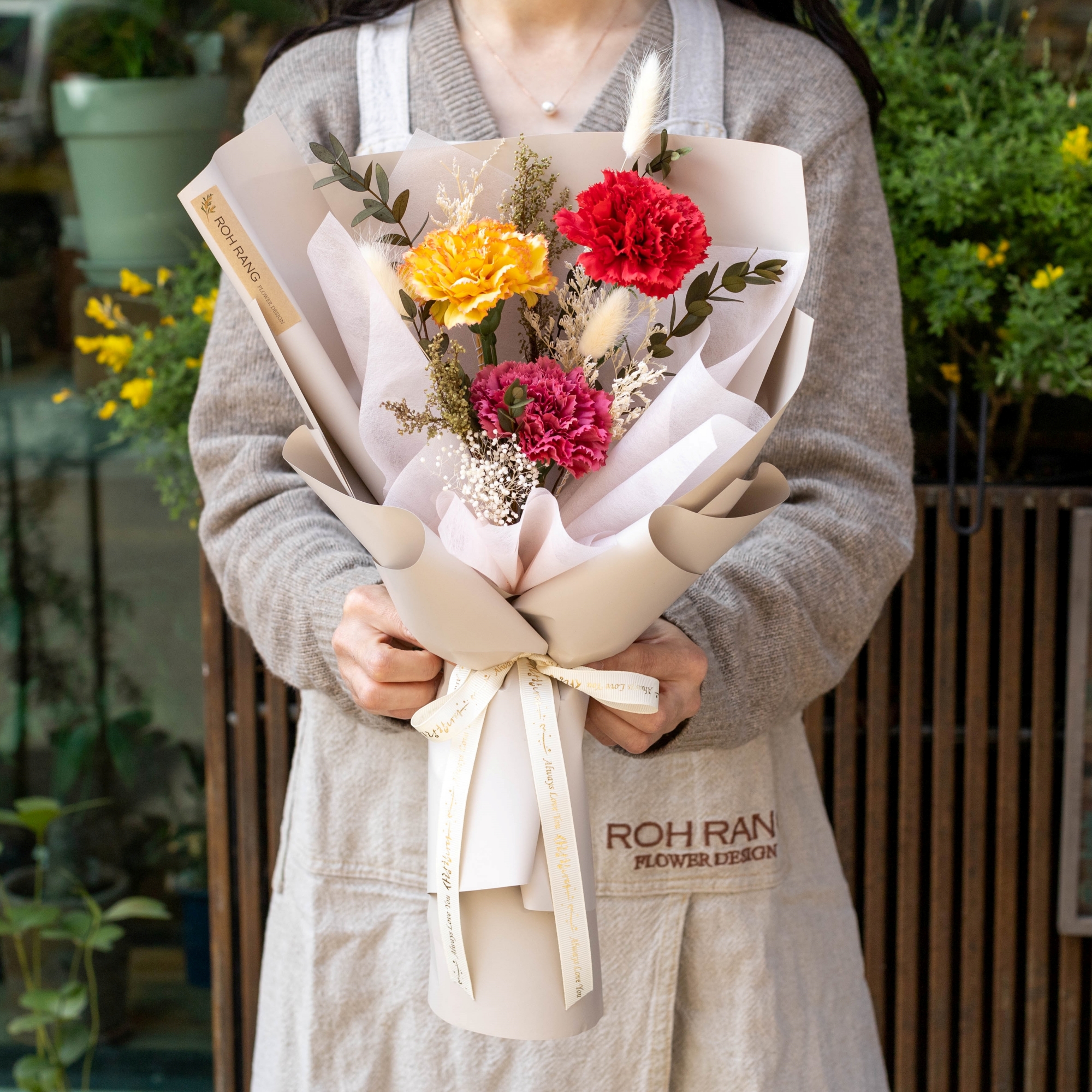 카네이션조화 꽃다발 생화같은조화 어버이날선물 성묘 산소조화