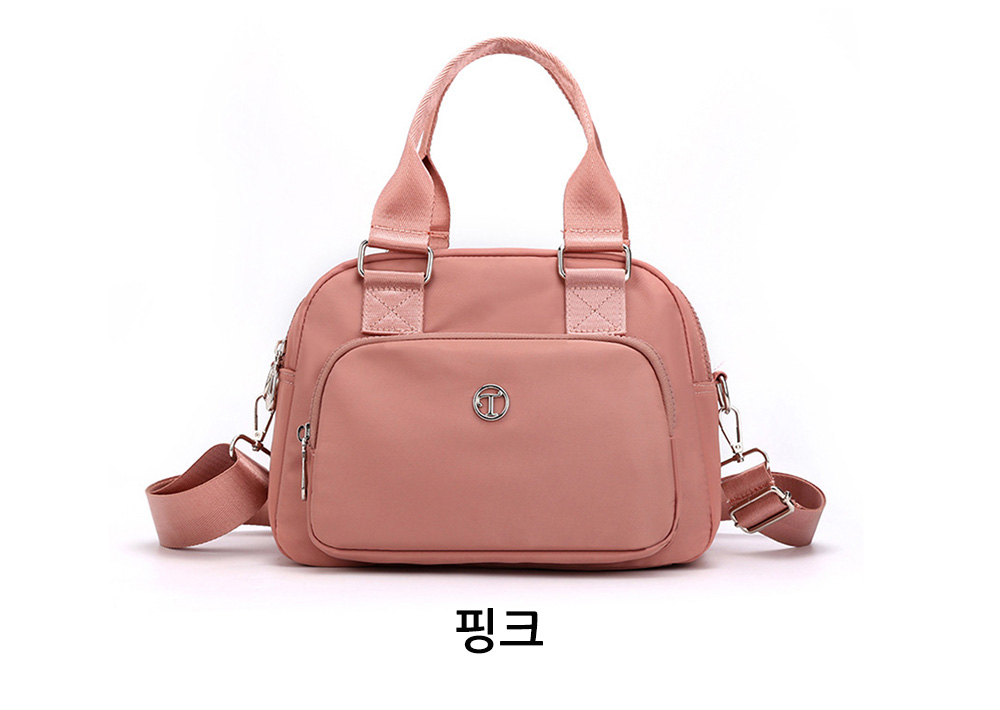 가볍고 실용적인 토트 크로스백 직장인 여성 출근 미들 손잡이 가방 엄마 핸드백 가방선물 - 상세 이미지 2