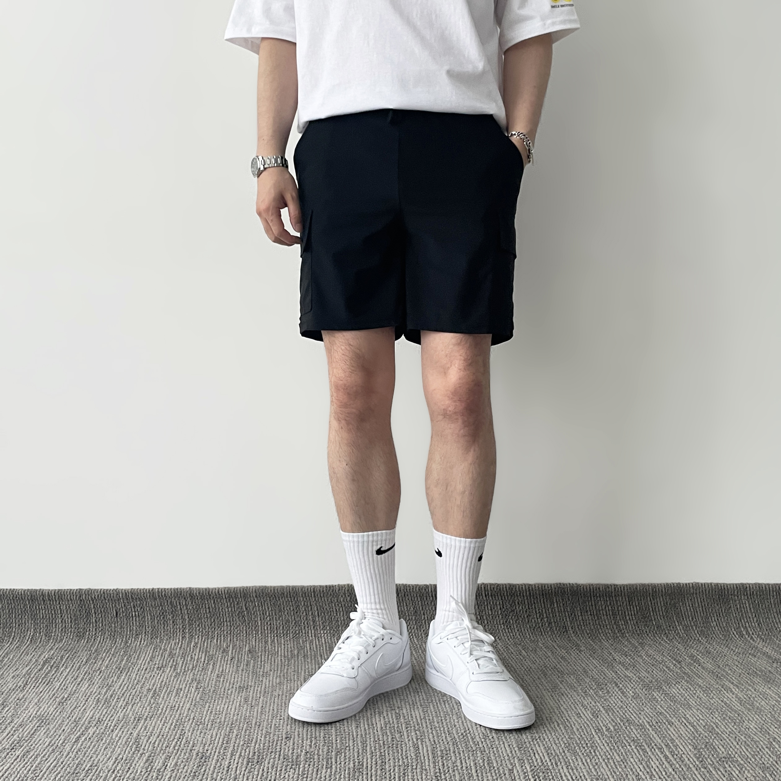[반값할인] 남자냉장고반바지 남성스판반바지 냉감반바지 이미지 2