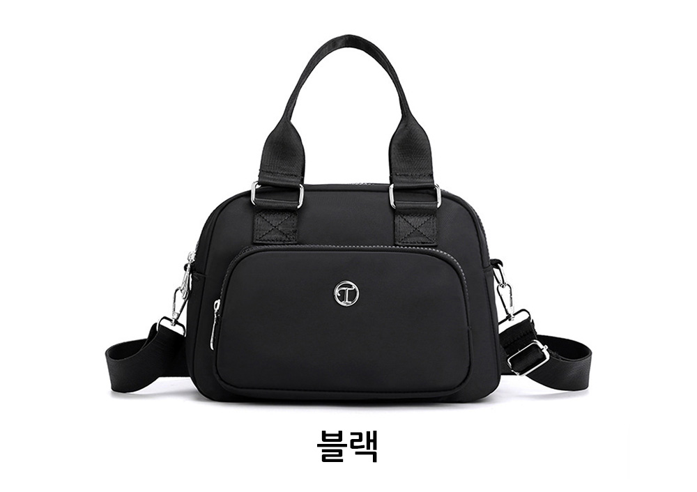 가볍고 실용적인 토트 크로스백 직장인 여성 출근 미들 손잡이 가방 엄마 핸드백 가방선물 - 상세 이미지 4