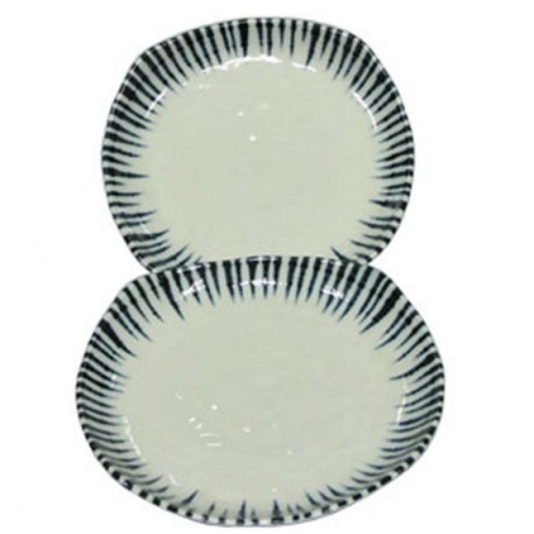 마키렌 사각 접시 그릇 찬기 쿠프 앞접시 20.5cm 2p - 상품 이미지