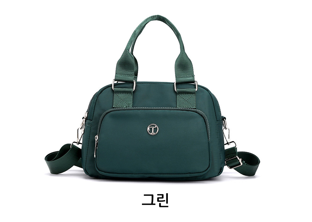 가볍고 실용적인 토트 크로스백 직장인 여성 출근 미들 손잡이 가방 엄마 핸드백 가방선물 - 상세 이미지 3