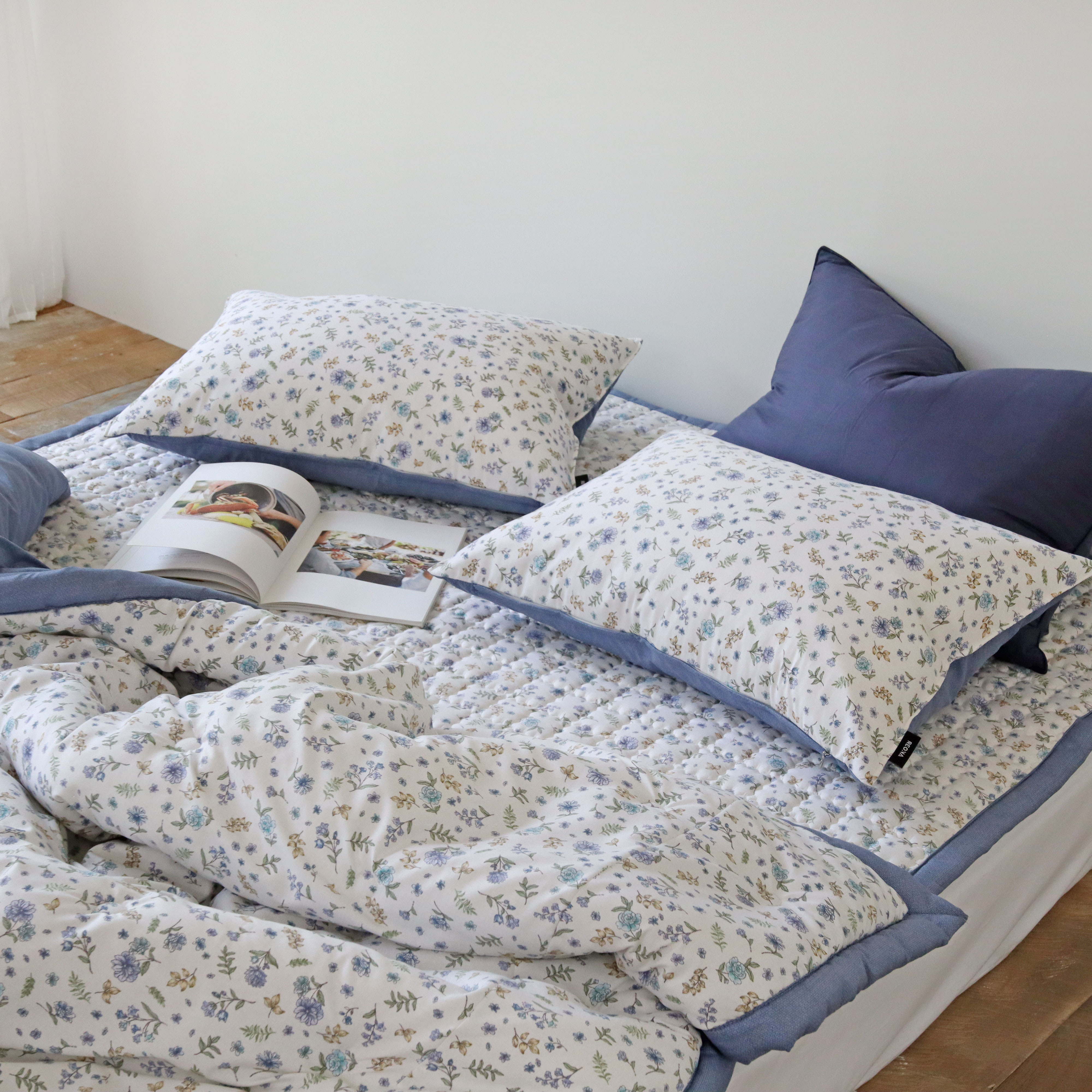 쉐어 세미 마이크로 먼지 없는 논슬립 미끄럼방지 침대 패드 Q