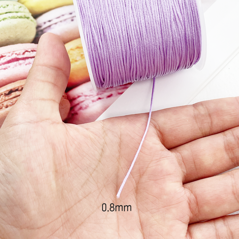대용량) 0.8mm 나일론 매듭끈 비즈끈(약90m) 이미지 6