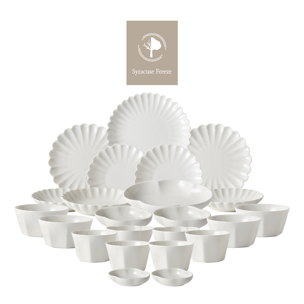 시라쿠스 네이처 프리즈 예쁜 신혼 식기 그릇세트 / 23종, 4인홈세트, 1세트