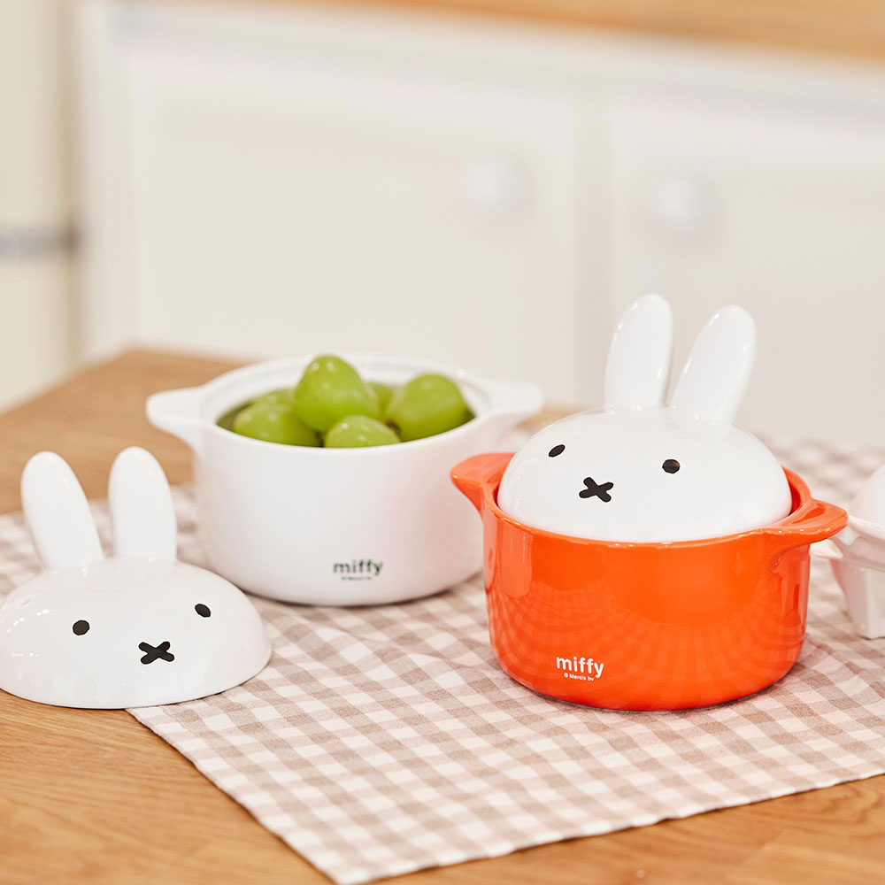 [보프렌즈] 미피 뚝배기 무균열 미니 도자기 뚝배기 계란찜 미니찜기