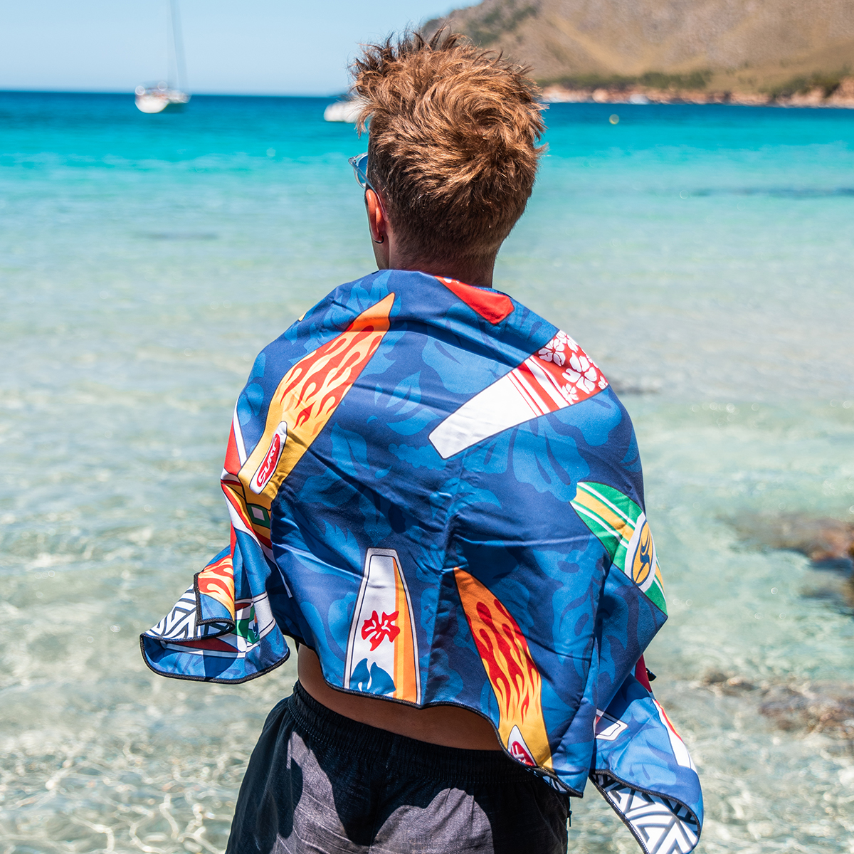 비치타올 파우치 서프 극세사 타월 대형 다용도 수건 숏보드