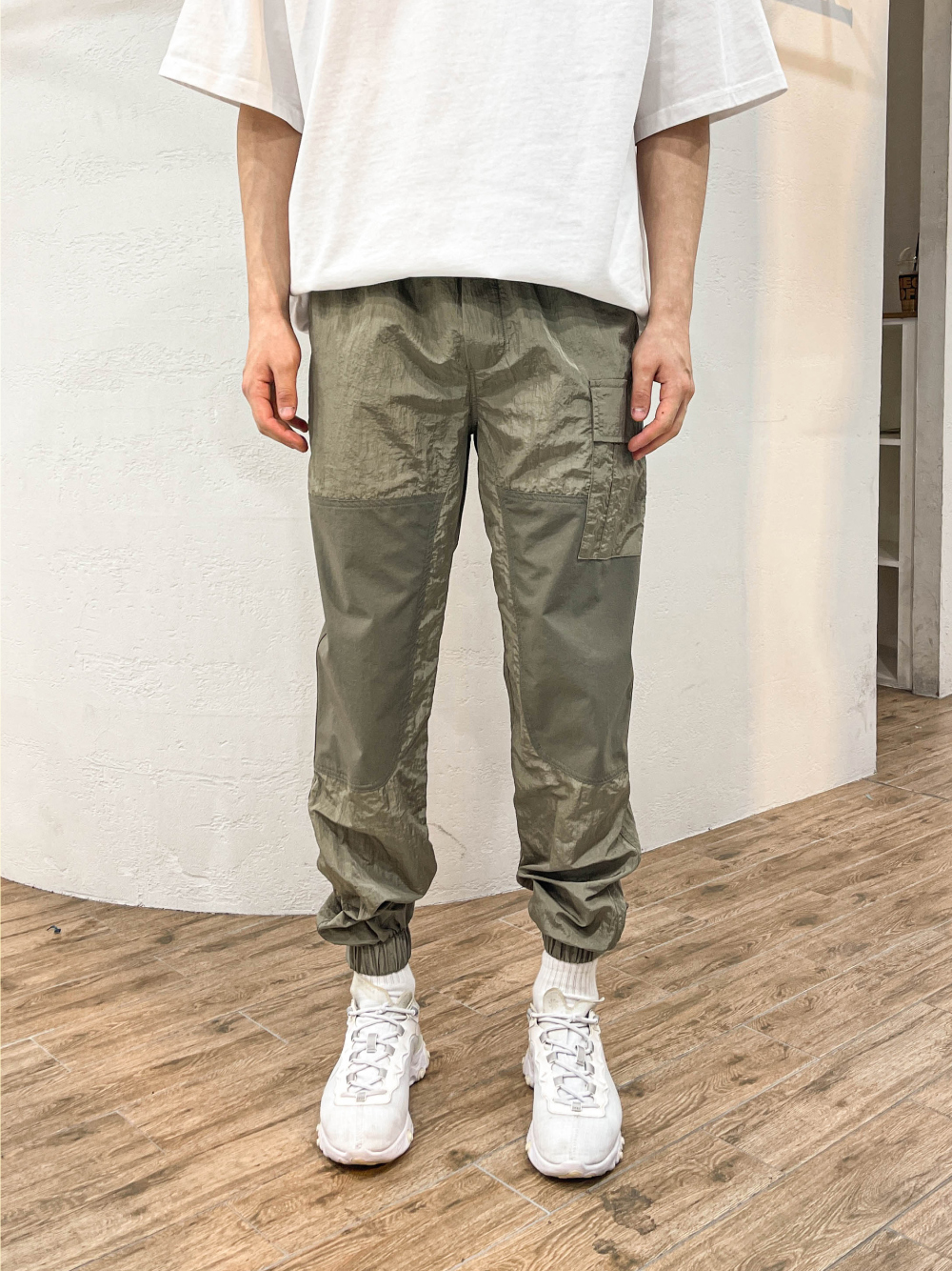 남자 여름용 스판 조거팬츠 나일론조거팬츠 건빵바지 - 상세 이미지 2