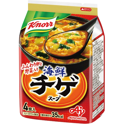 아지노모토 Knorr 크노르 즉석 스프 블럭 해물찌개 스프 - 메인 이미지