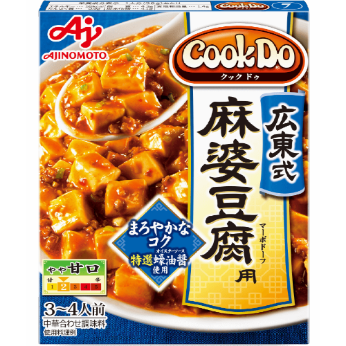 아지노모토 쿡두 CookDo 간단 조리 소스 광동식 마파두부 - 메인 이미지