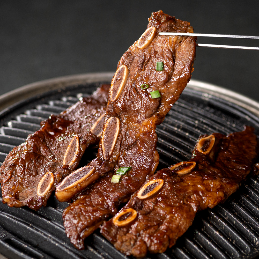 양념 la갈비 1kg 소고기 소 양념갈비 구이 캠핑음식 명절 설 추석 선물세트