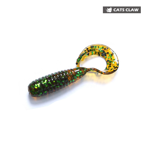 캣츠크로우 트리플 그럽웜 씨그럽 2인치 배스 쏘가리 꺽지 웜 006, 5cm(2인치) - 상세 이미지 2