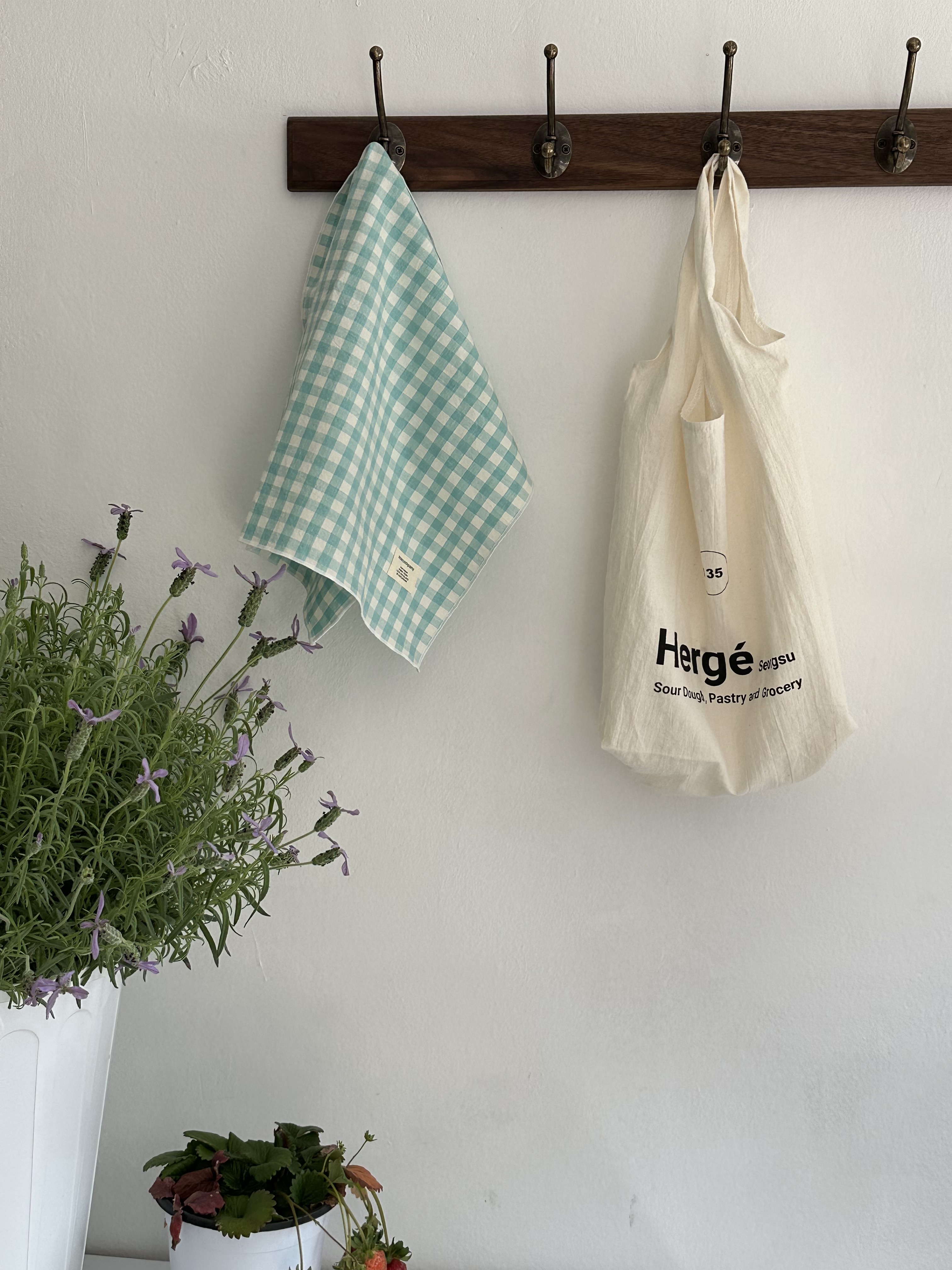 푸딩체크 키친크로스 빨아쓰는 강화 소창 셀룰로스 목화솜 행주 면거즈