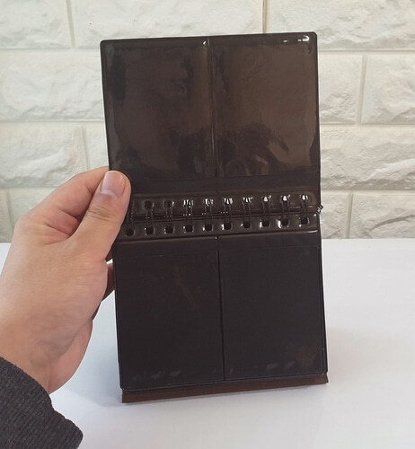 넘겨액자 폴라로이드 사진 액자 접이식 포토카드 액자 포카 스탠드 - 상세 이미지 4