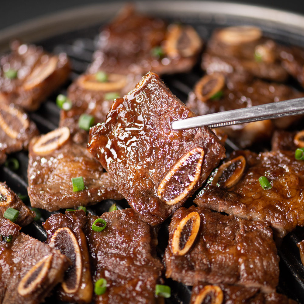 양념 la갈비 1kg 소고기 소 양념갈비 구이 캠핑음식 명절 설 추석 선물세트