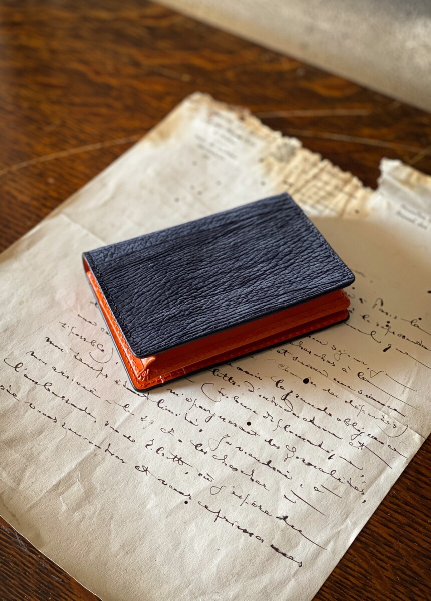 Blue Shark 상어가죽 카드케이스 명함지갑